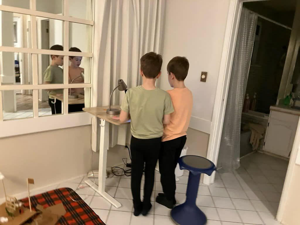 Kids playing together